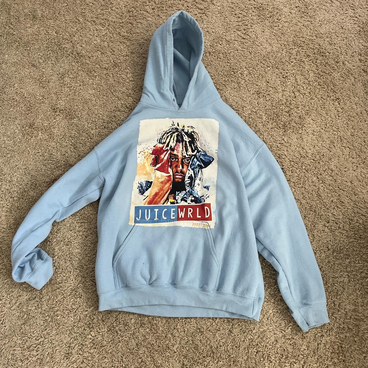 Baby blue thrasher hoodie sale