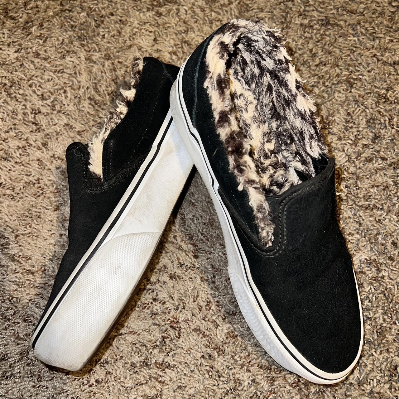 Platform vans with fur online