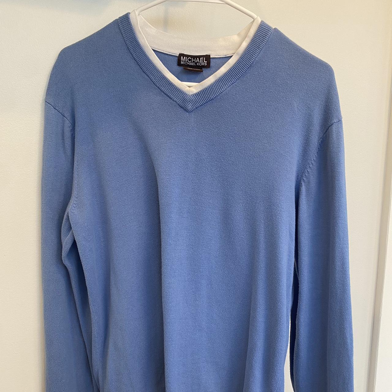Vintage sweater by michael Kors 🩵 100% cotton and... - Depop
