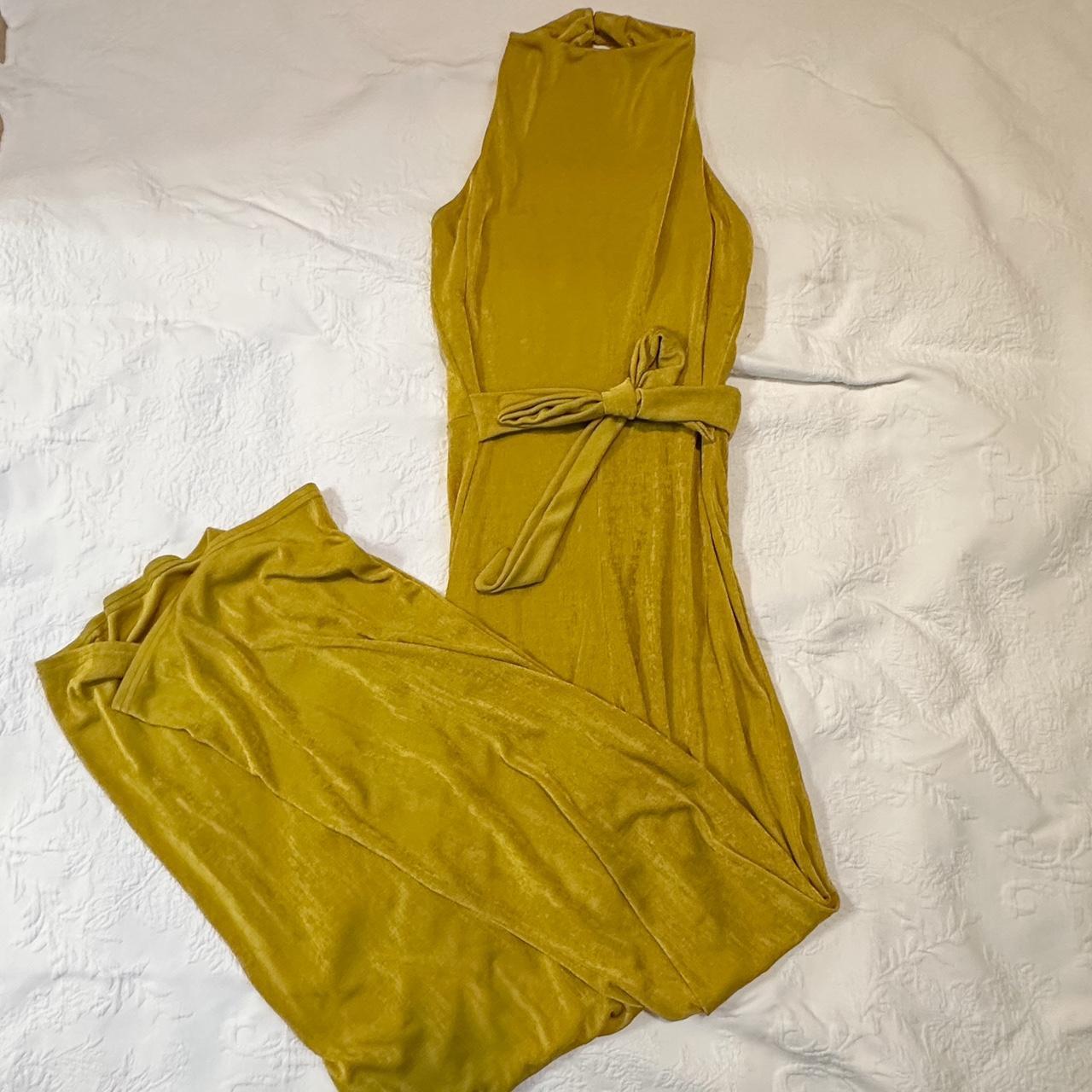 Yellow sales jumpsuit missguided