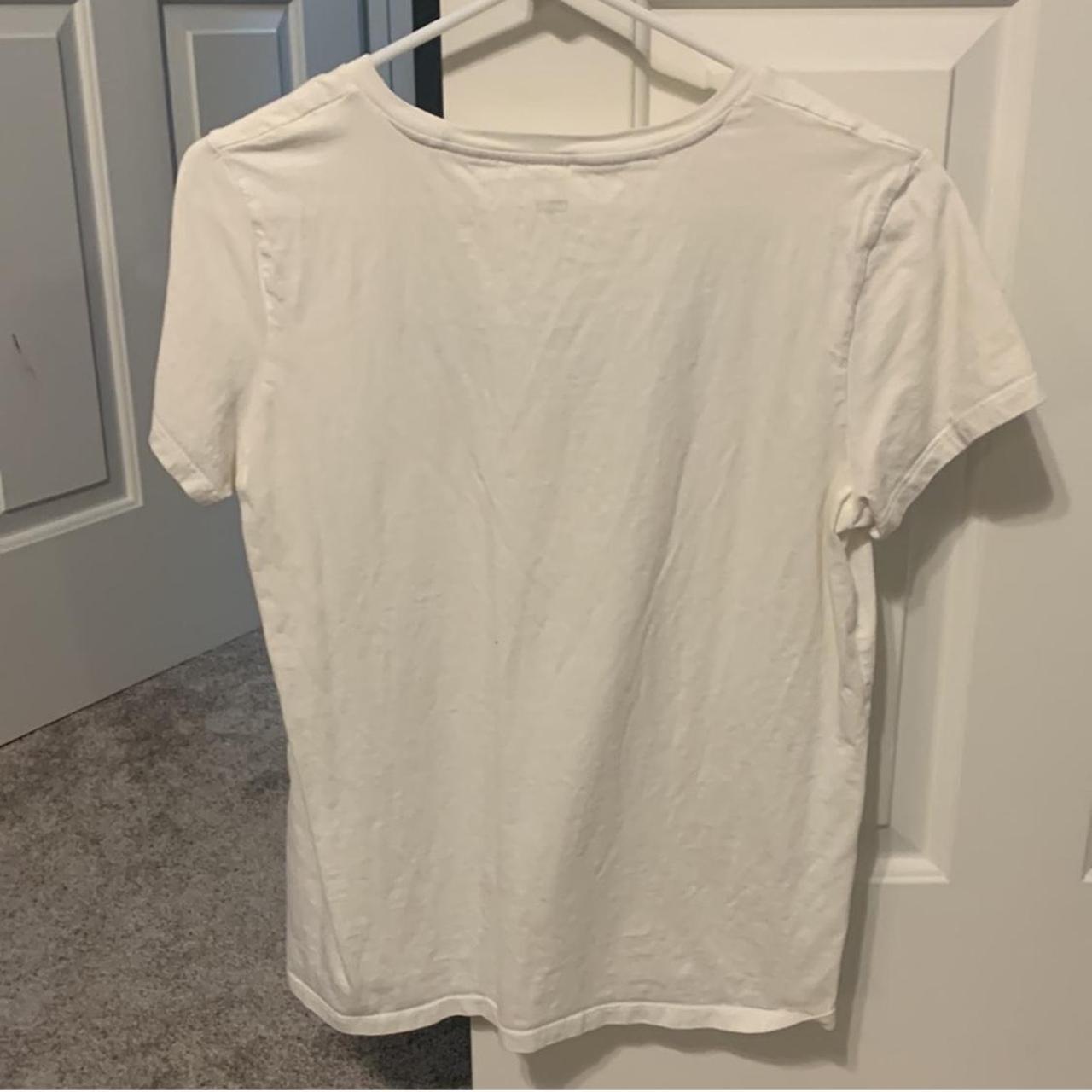 Levi’s Women’s Plain White Shirt Condition:... - Depop