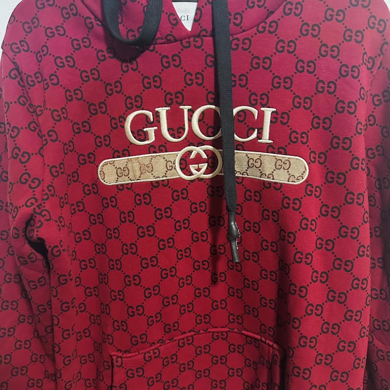 Gucci red online hoodie