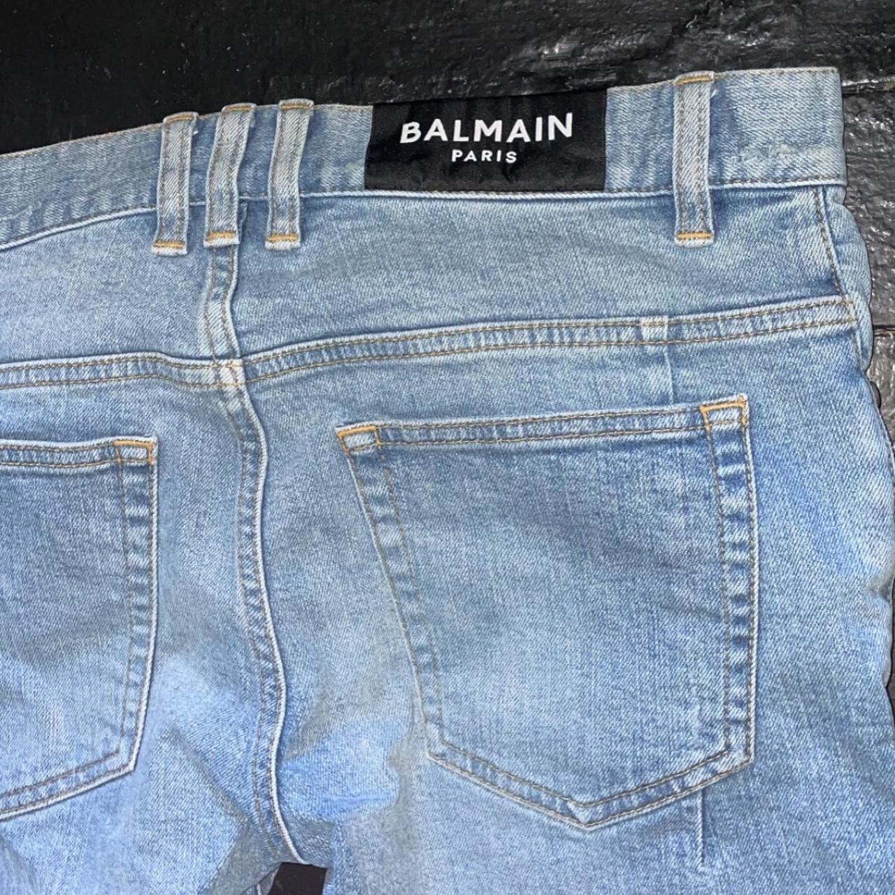 Balmain jeans fake hot sale