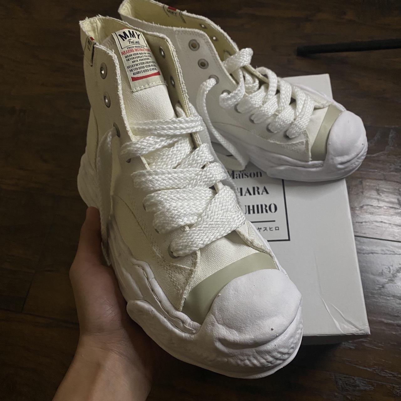 CREAM MAISON MIHARA “Maison Mihara Yasuhiro” Size... - Depop