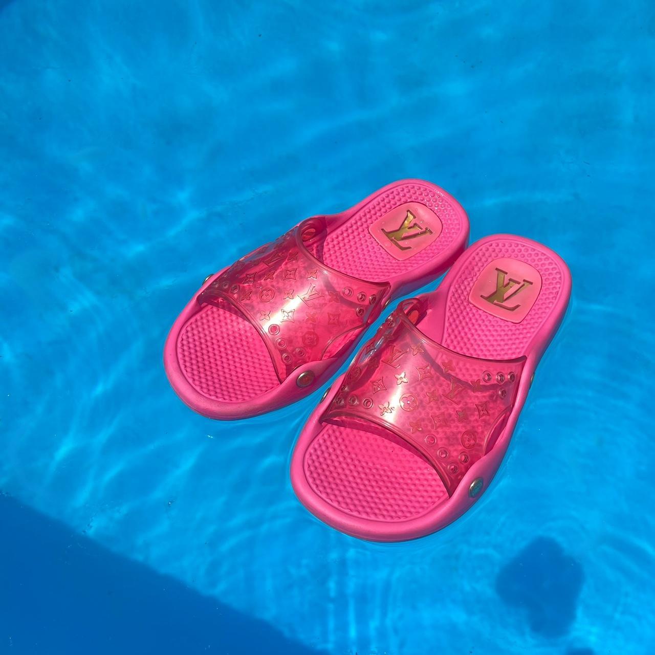 Louis vuitton jelly on sale slides