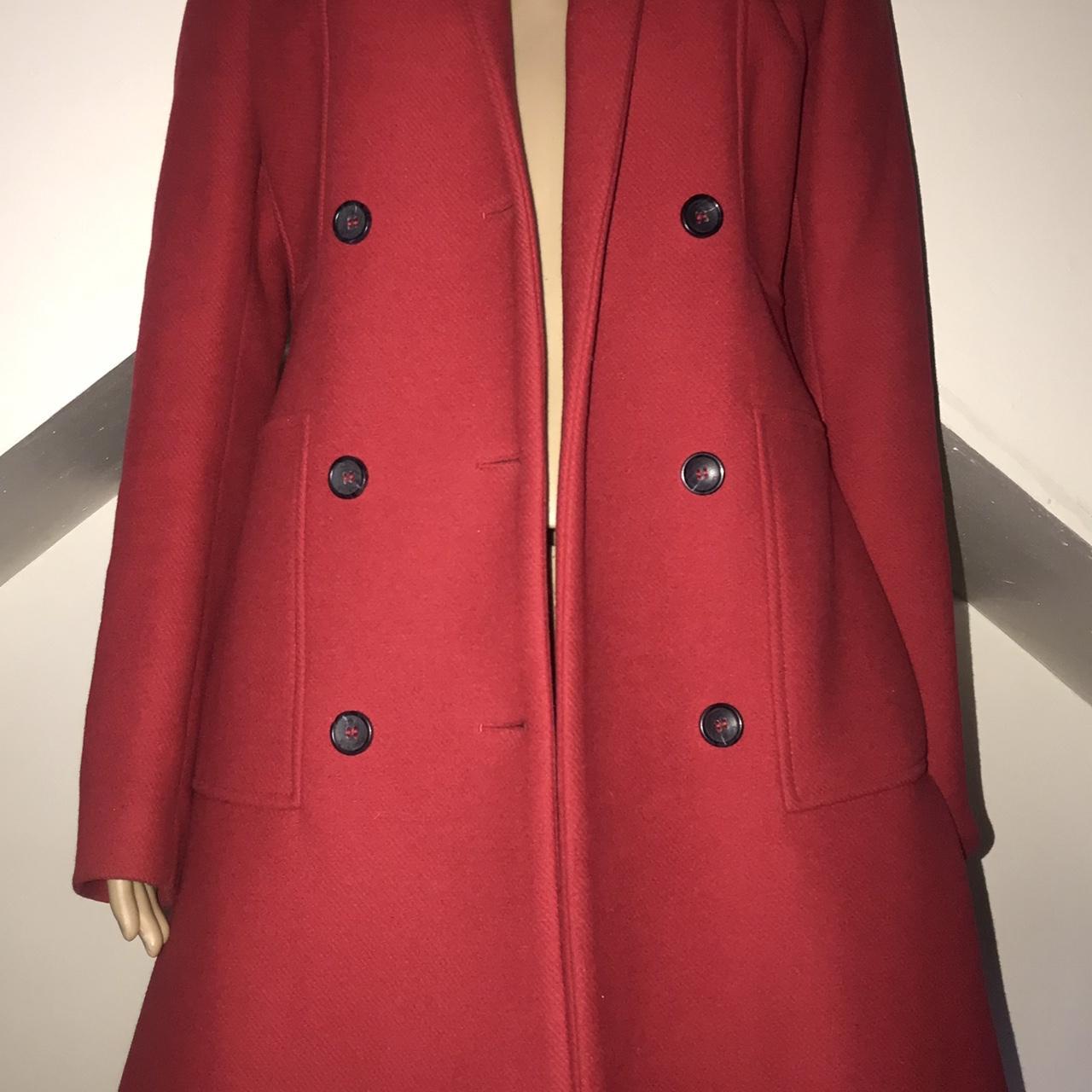 Calvin klein red clearance coat