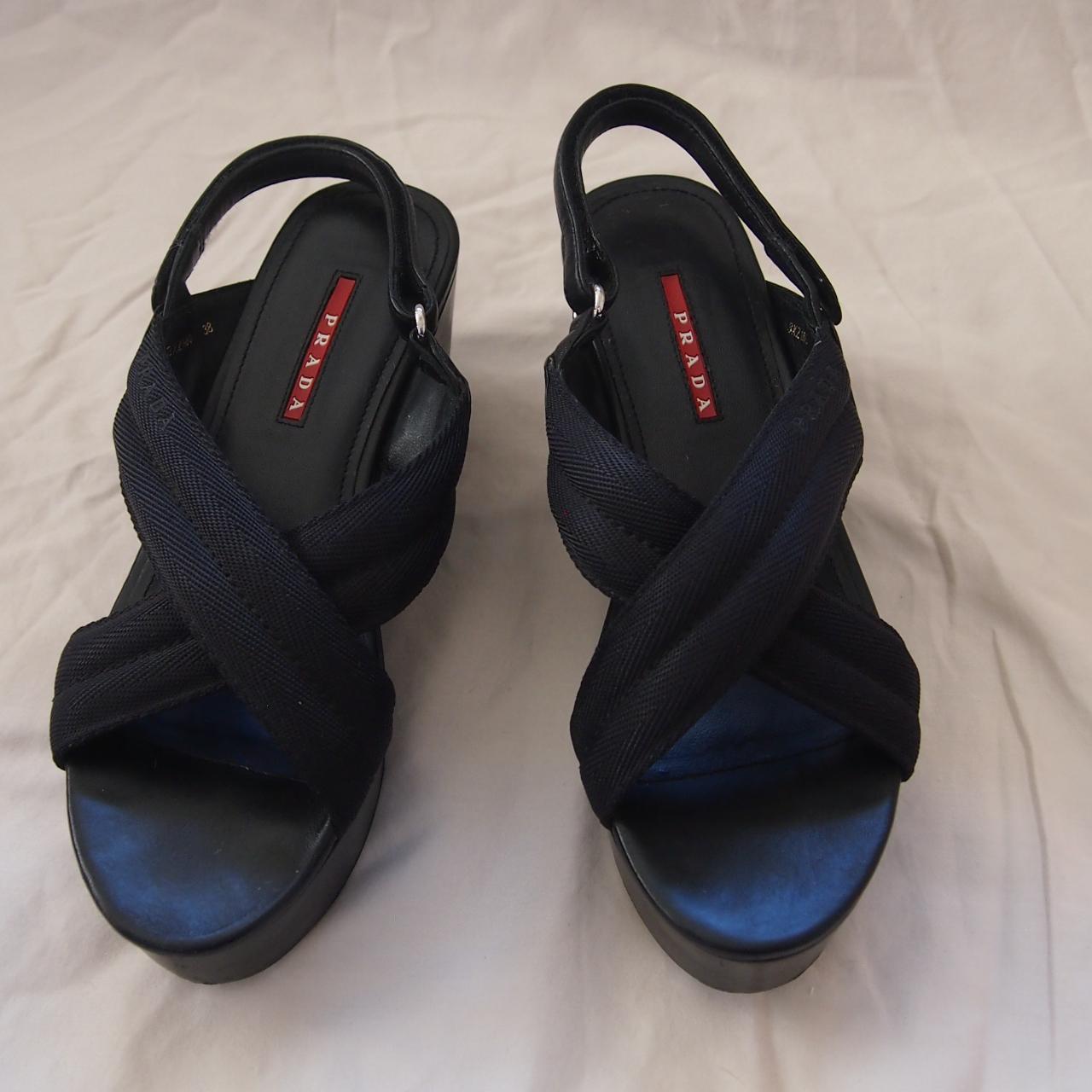 Prada sale velcro sandals