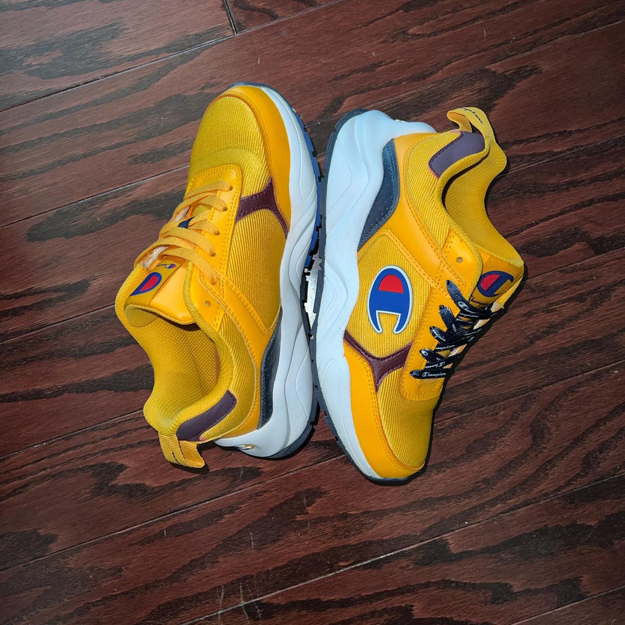 Champion sneakers mens yellow on sale