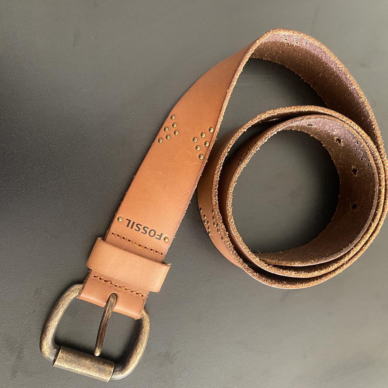 Fossil Leather Belt #fossil #leather #belts... - Depop