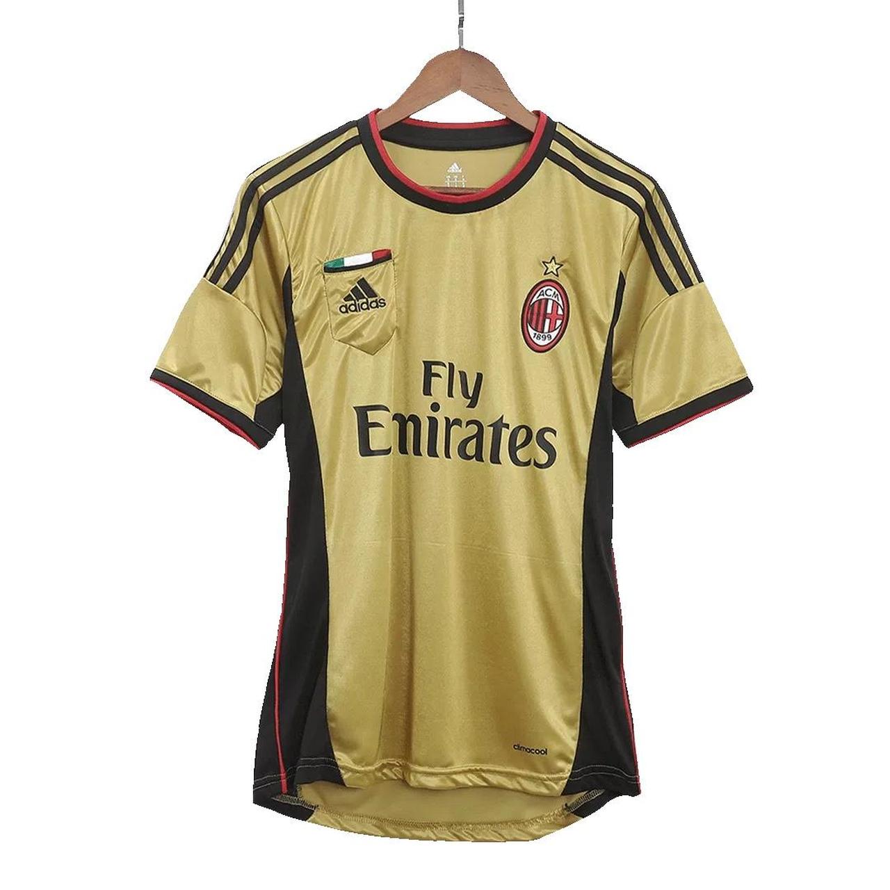 Retro Ac Milan Third Away Soccer Depop