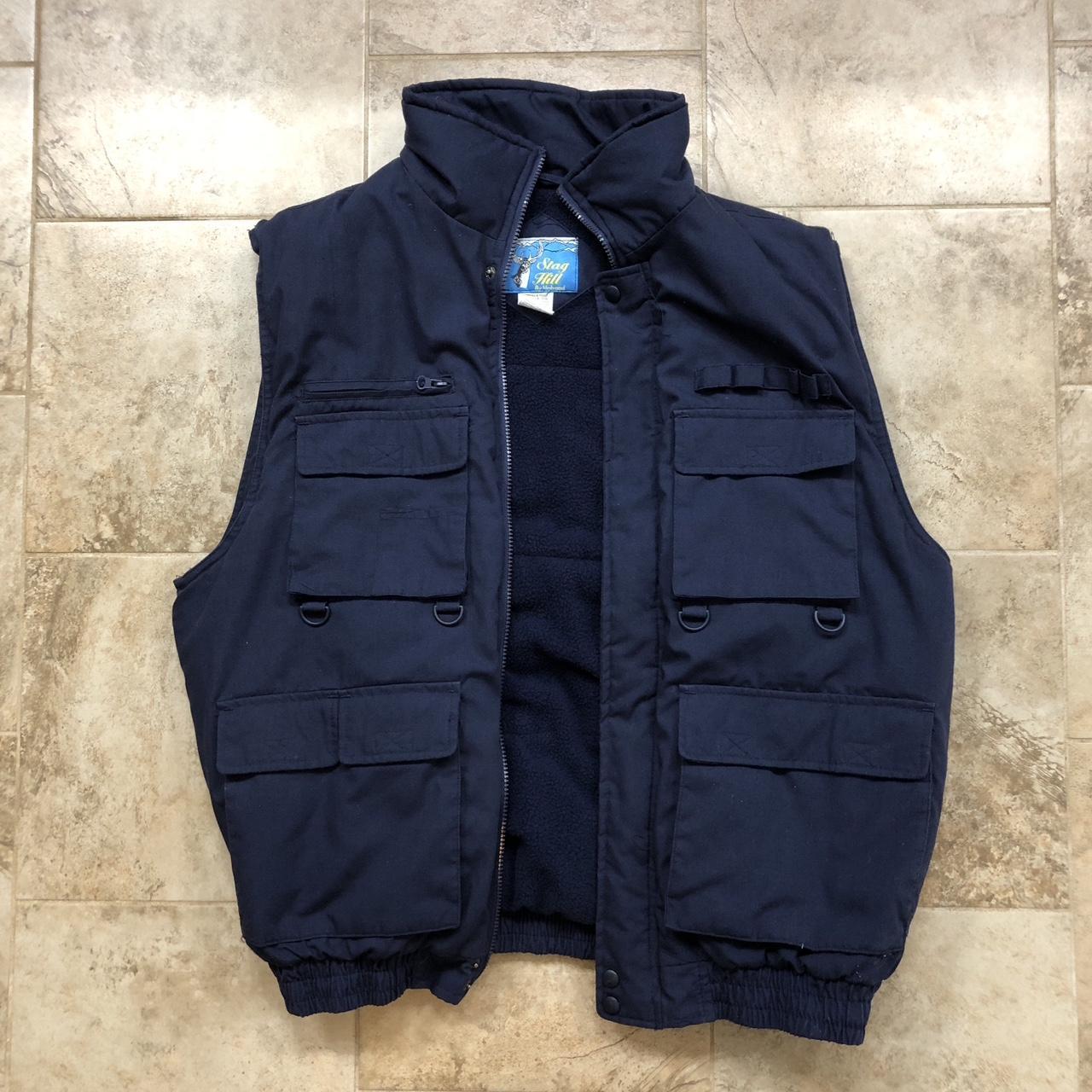 Stag Hill Haband Hunting Vest Jacket Men's L Blue... Depop