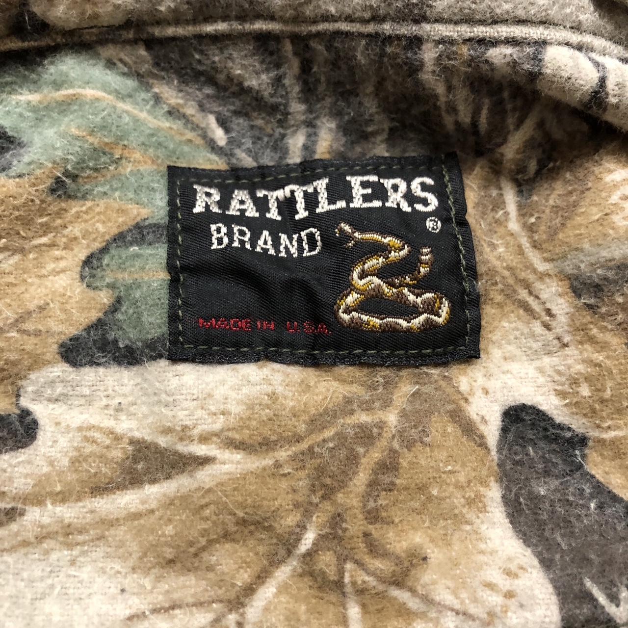 Vintage rattlers brand camo button up Made in usa - Depop