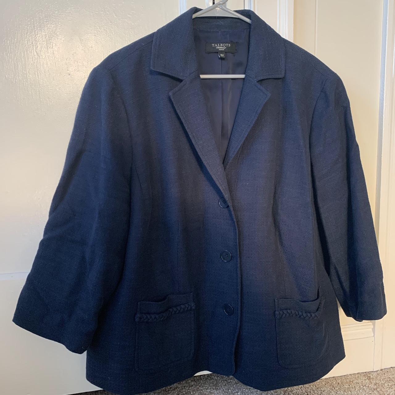 Talbots button-up blazer ~ women's professional... - Depop