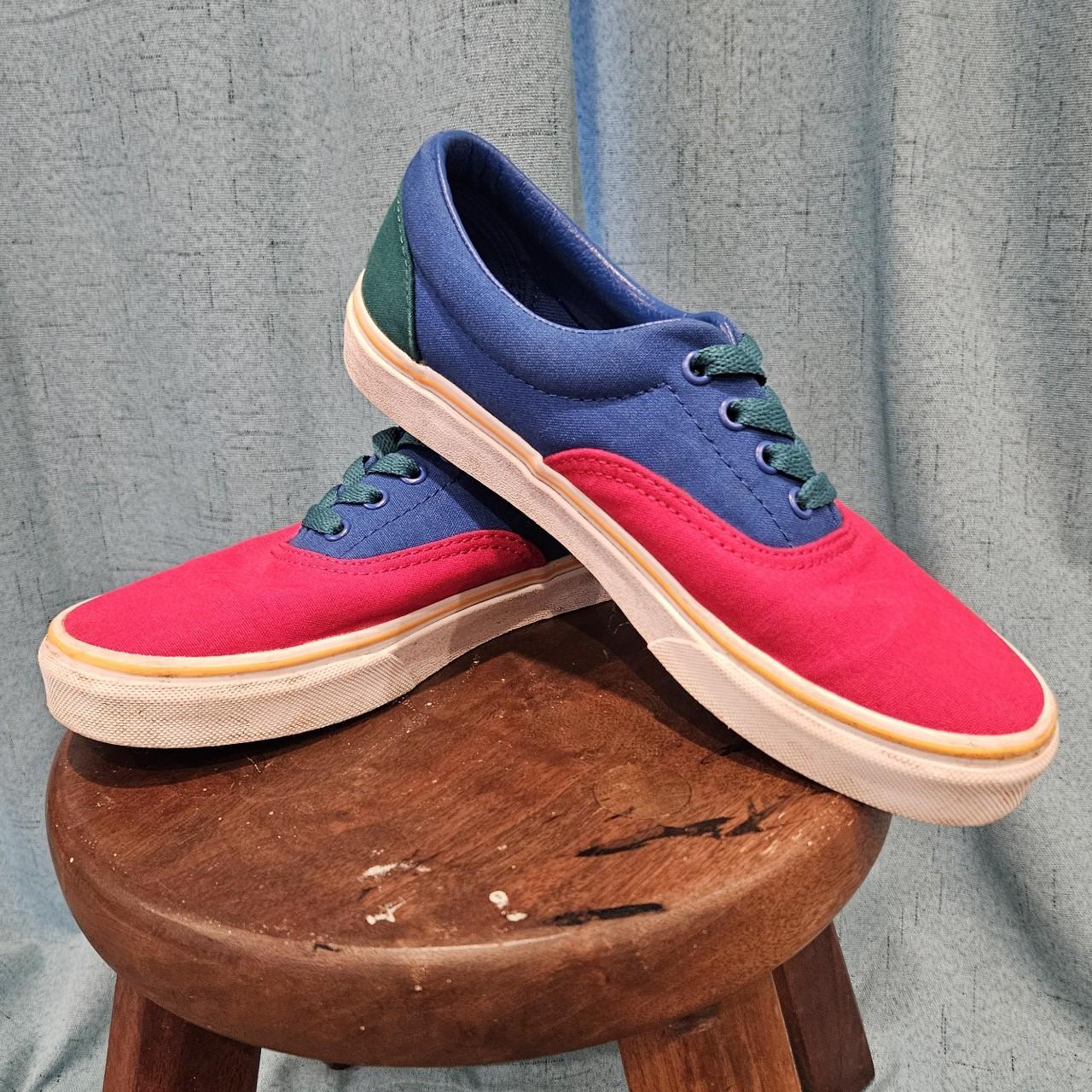 Colorful vans clearance primary colors