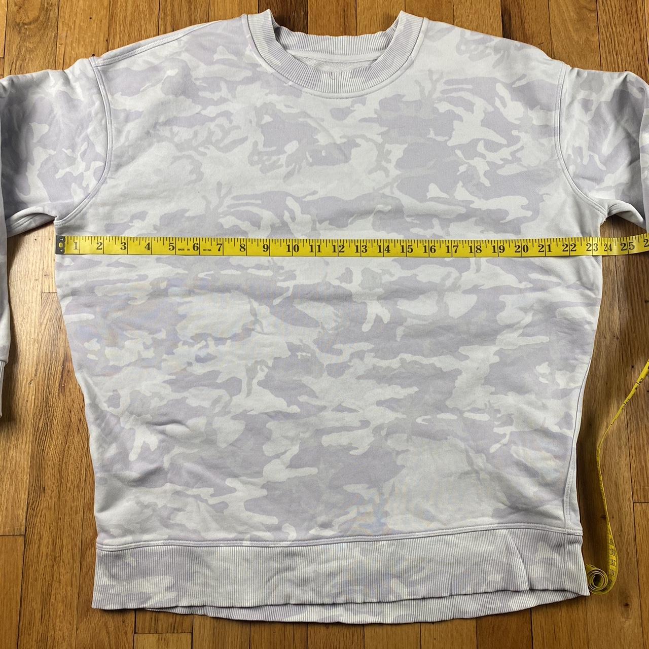 Lululemon Perfectly Oversized Crew Sweatshirt White Incognito factory Camo 6