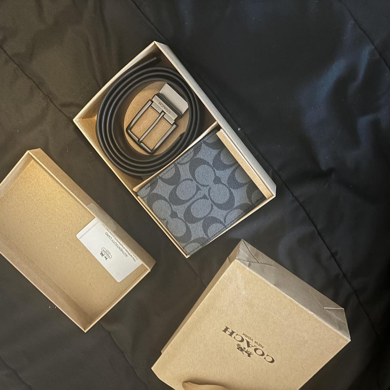 coach belt and wallet