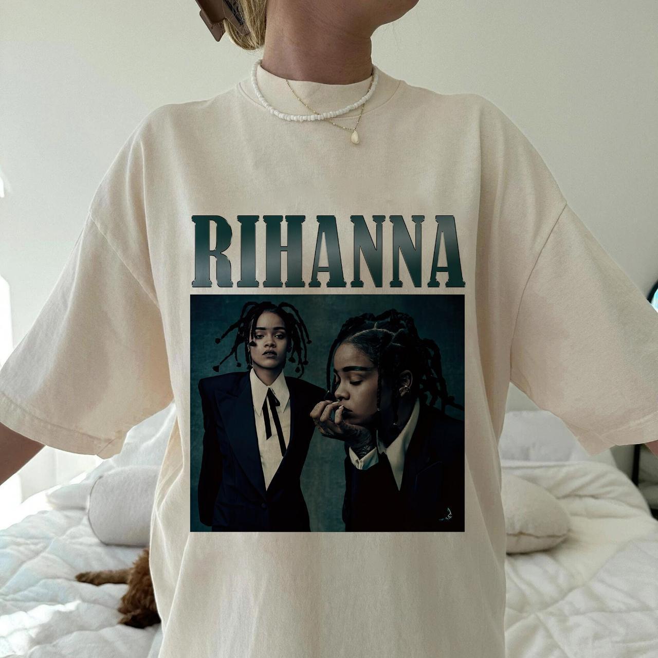 rihanna t shirt mens