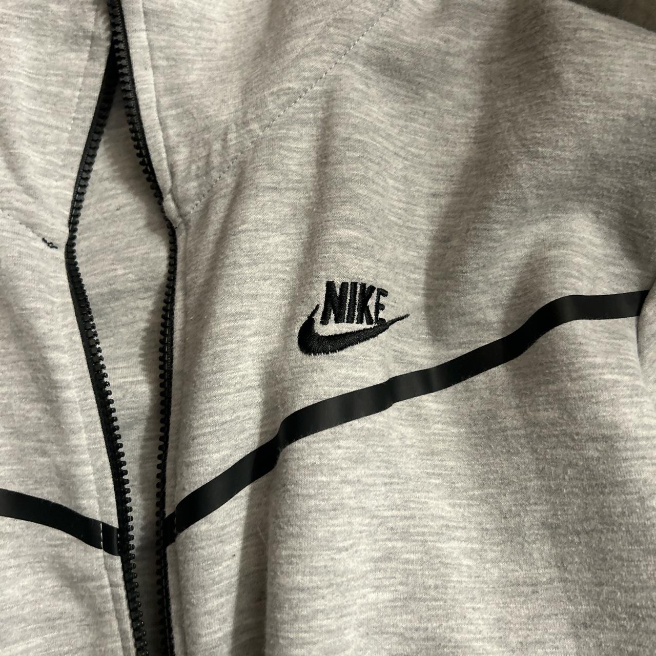 Grey Nike tech Jacket No zipper Perfect condition... - Depop