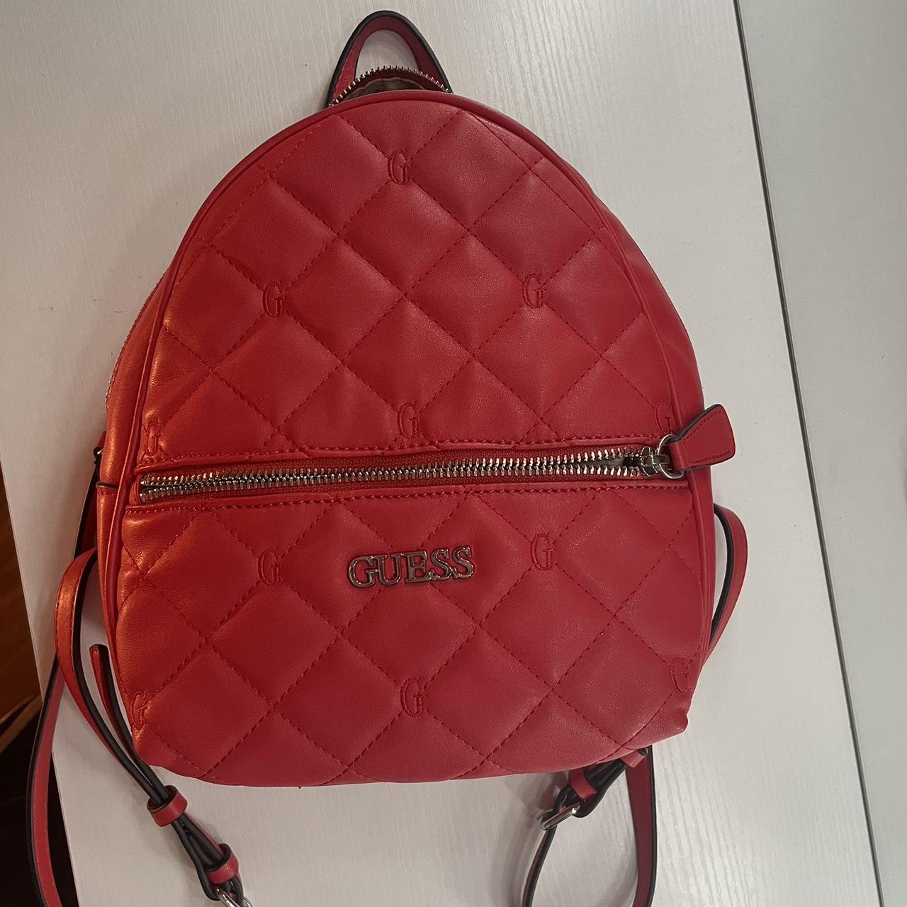 Guess red mini discount backpack