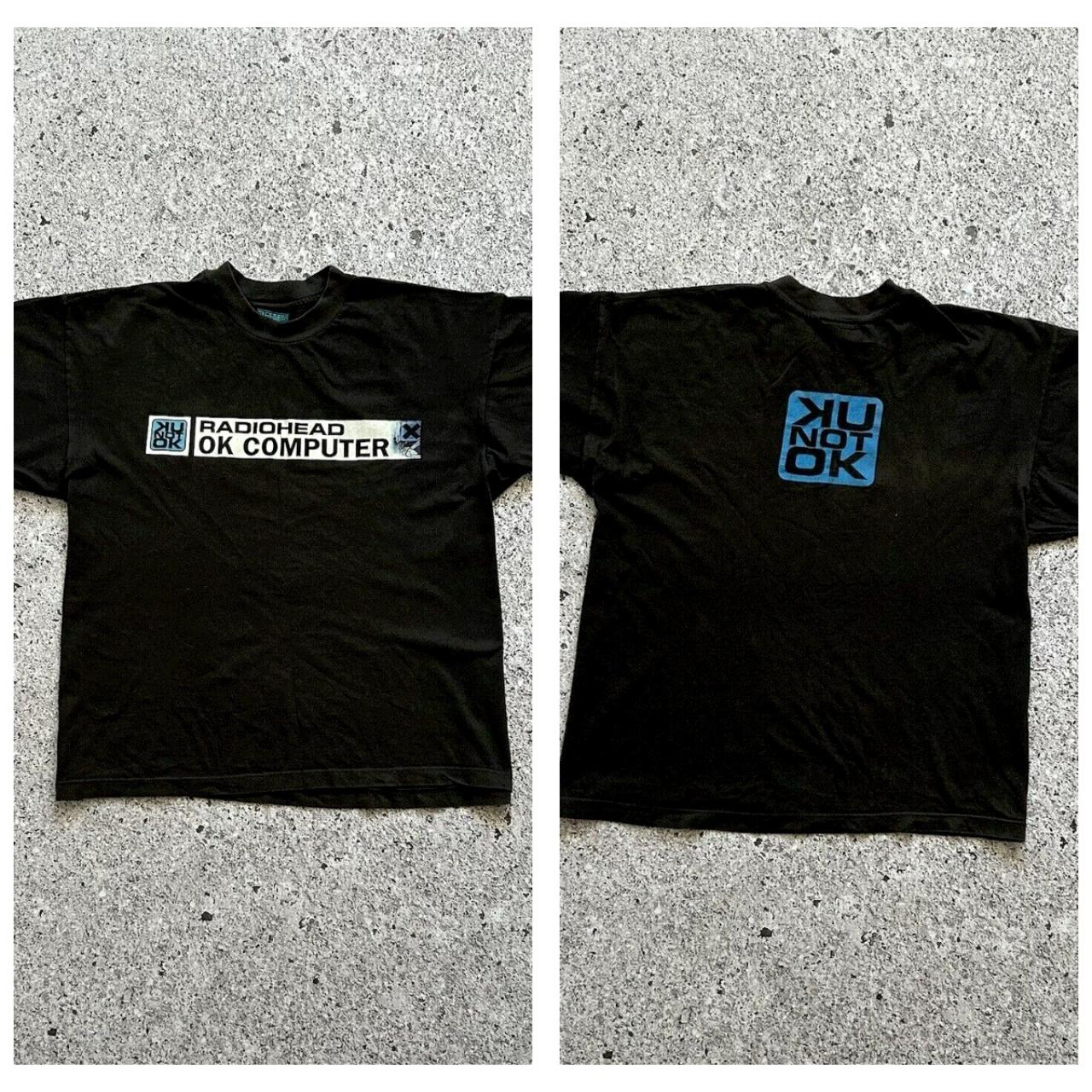 Vintage 1997 Radiohead Ok Computer T-Shirts Due to... - Depop