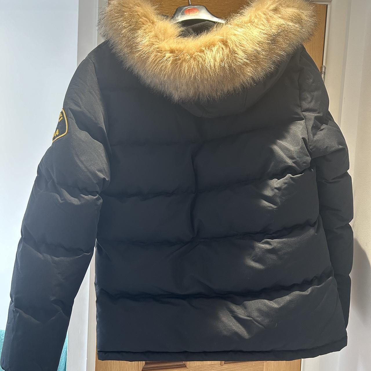Zavetti Canada black parka jacket with fur Depop