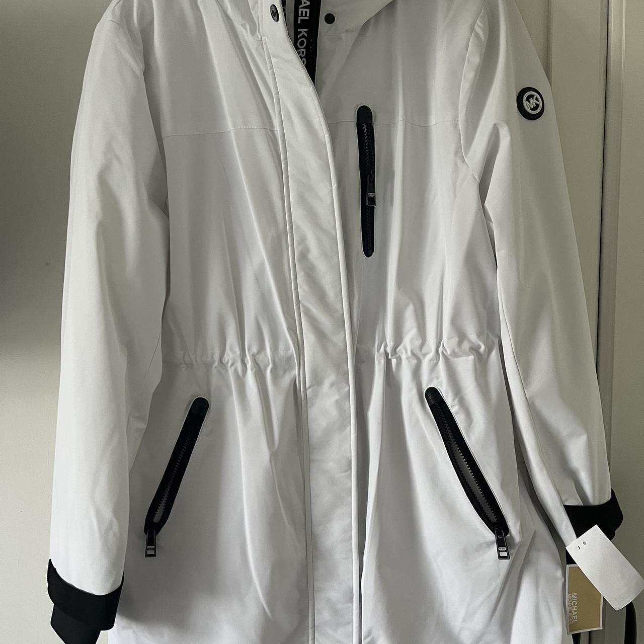 Michael kors white on sale coat