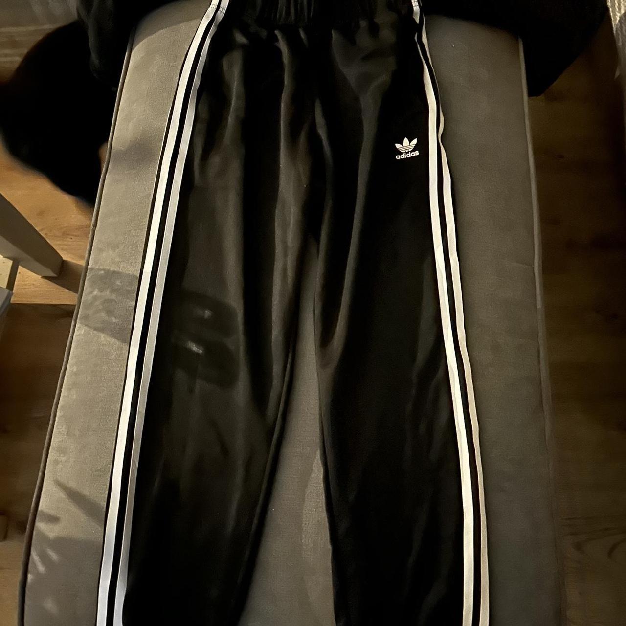 small black adidas joggers - Depop
