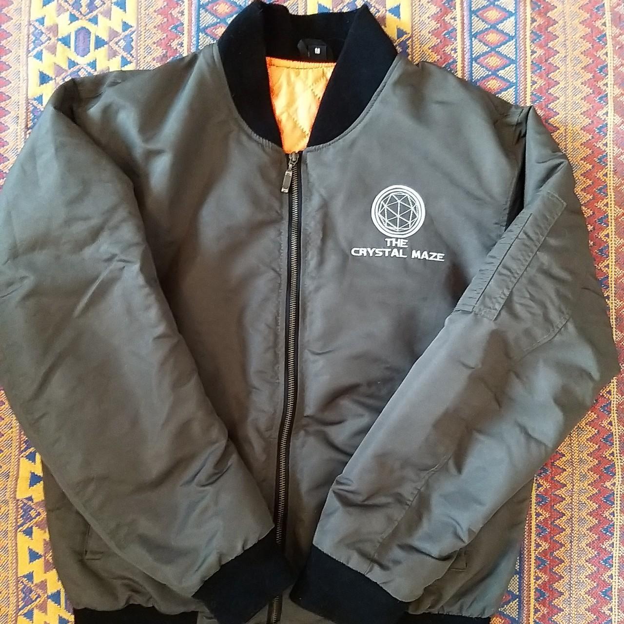 CRYSTAL MAZE BOMBER WHY THE HELL NOT ITS ICONIC AND... - Depop