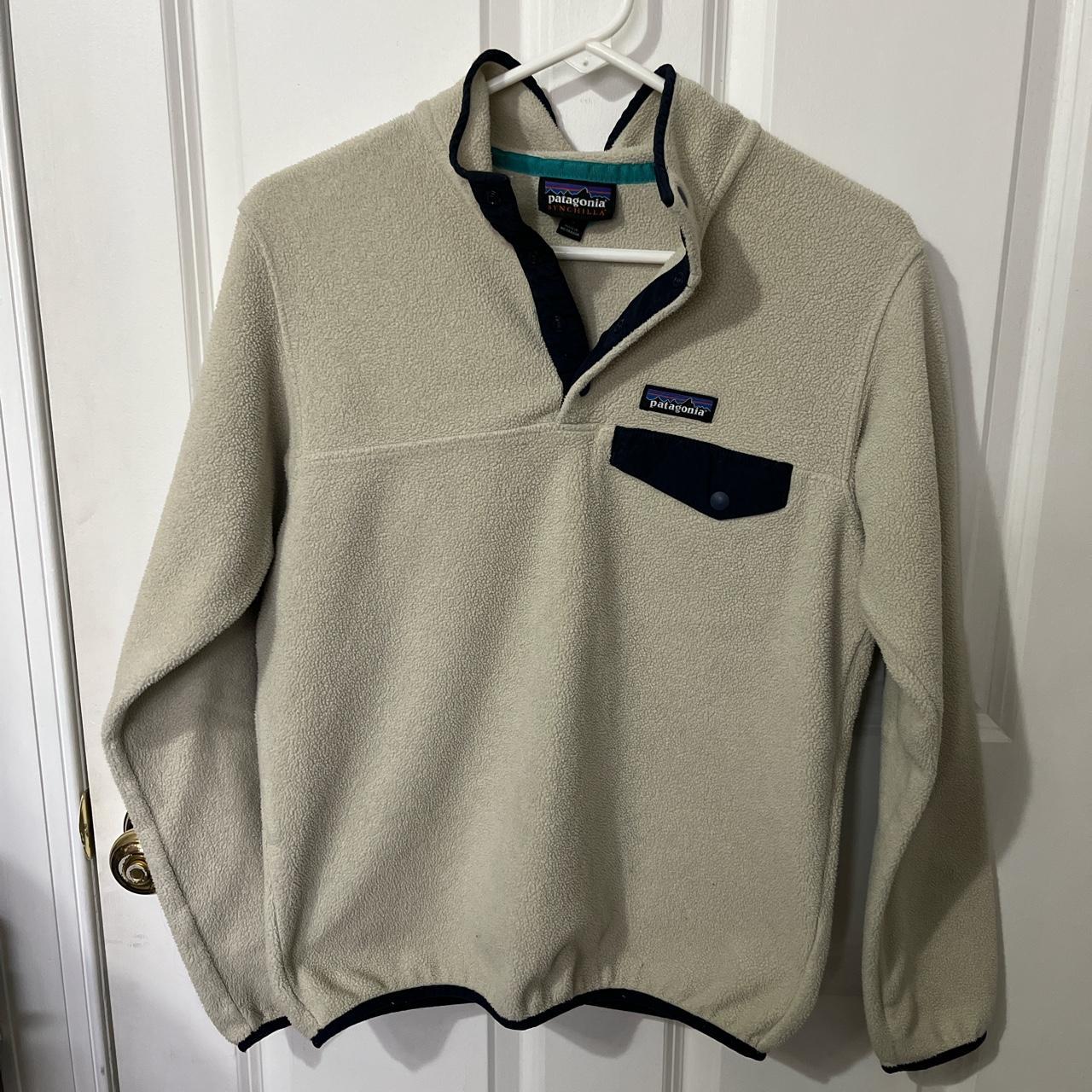 Cream cheap patagonia pullover