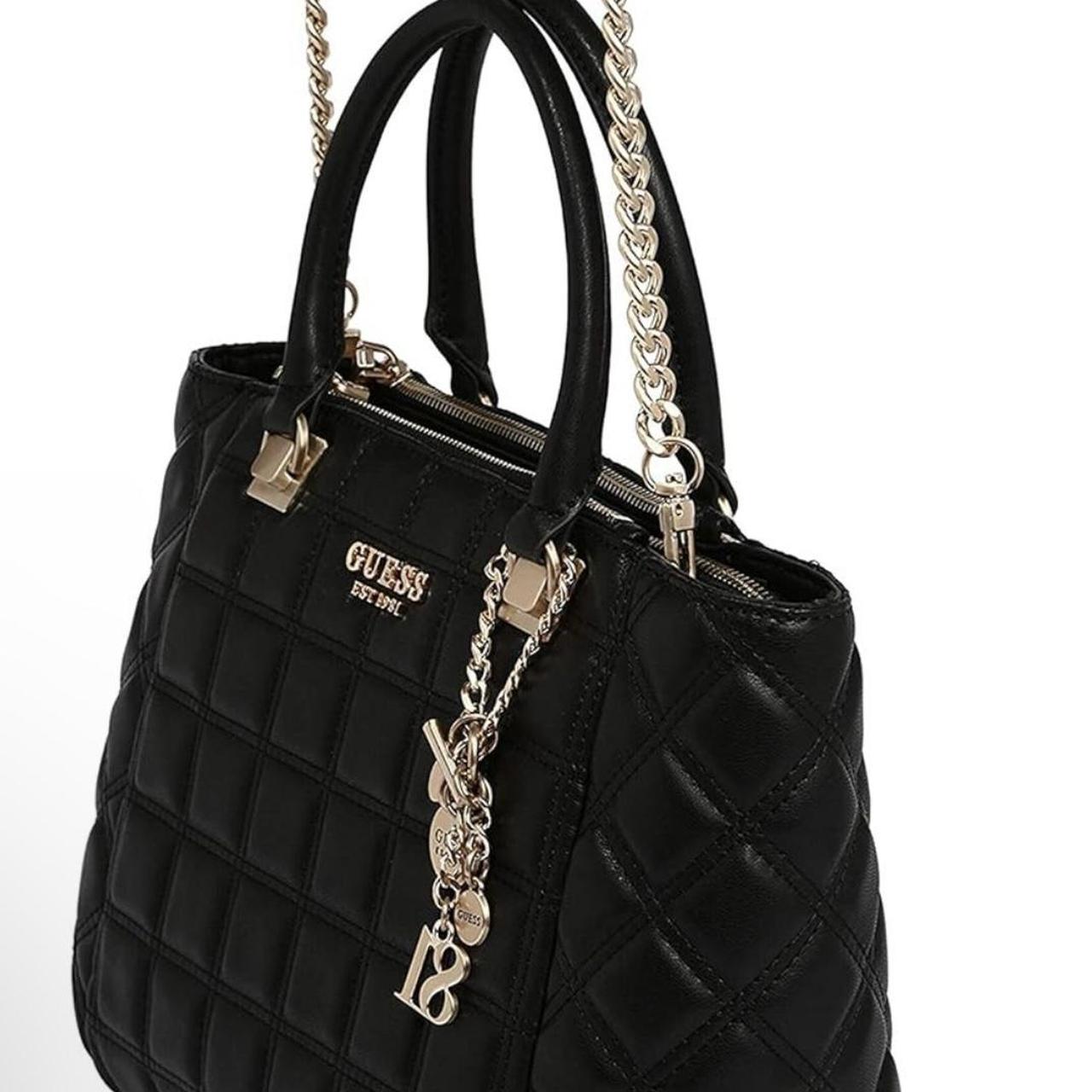 Guess Kamina Status bag Black with gold