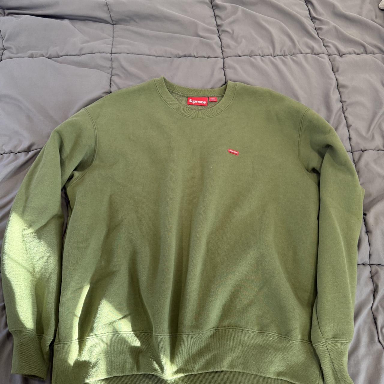 Supreme green Crewneck | Depop