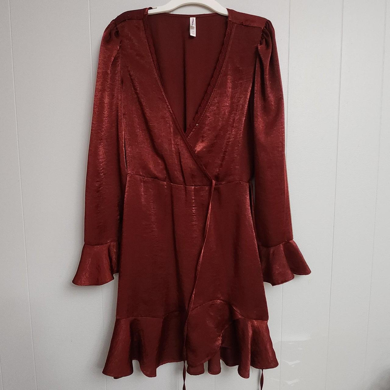 Xhilaration 2025 maroon dress