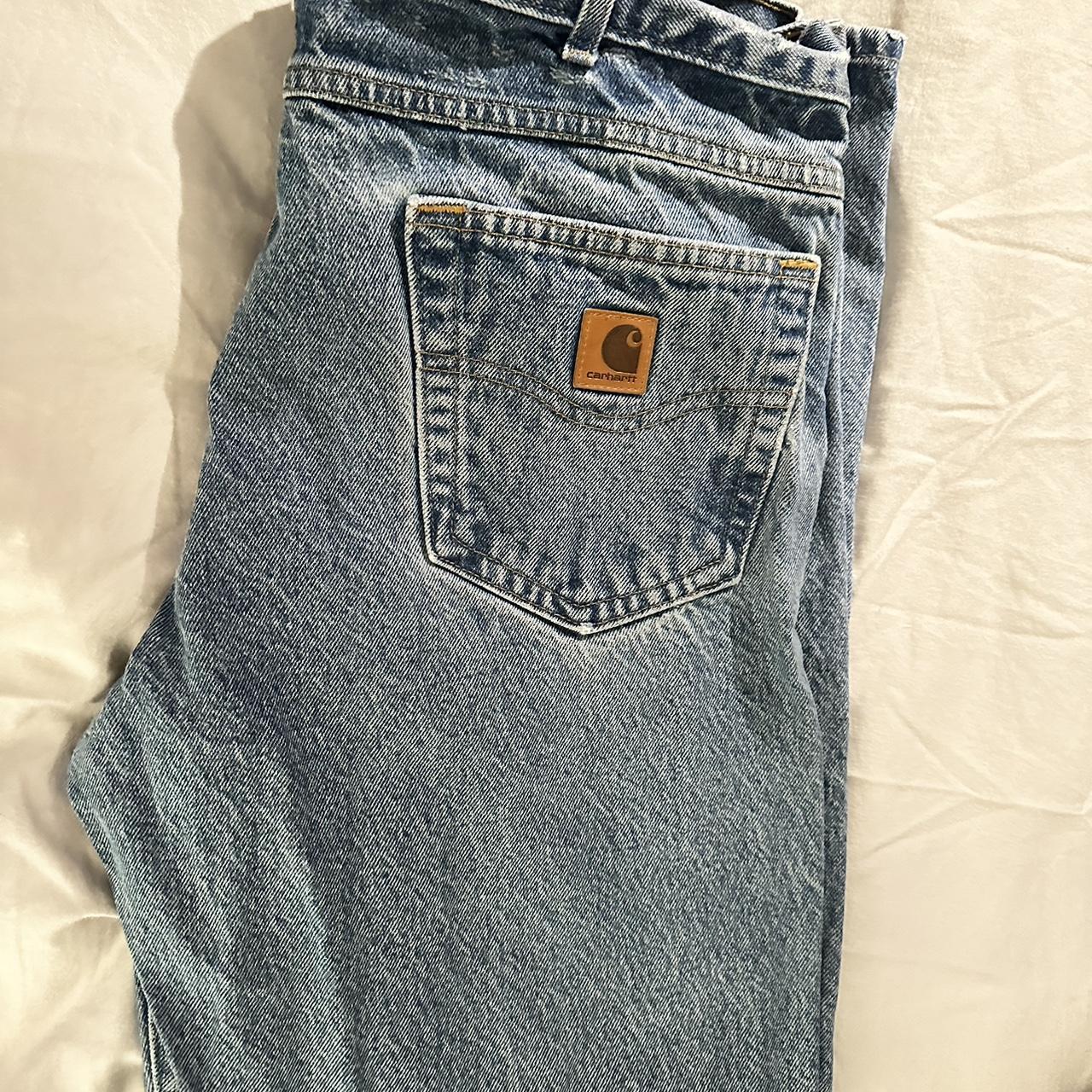 Carhartt jeans , it says 38 but fits like a 32 - Depop