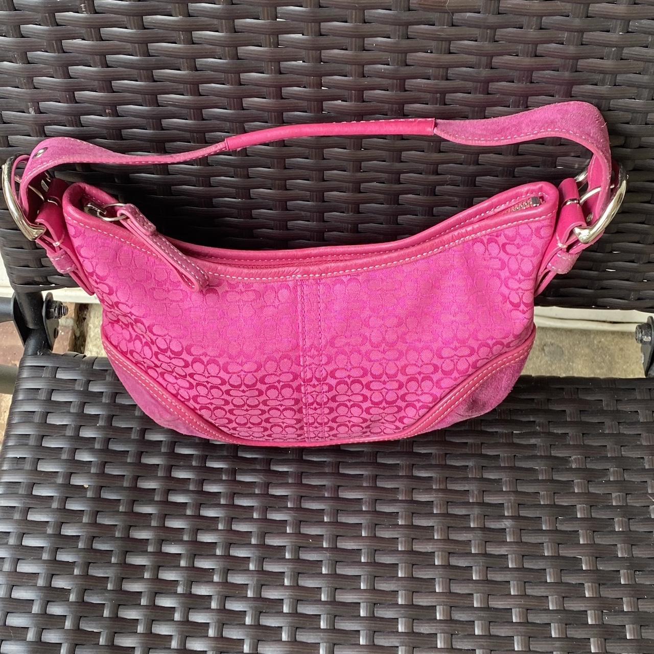 Y2K Coach Hot Pink Clutch 2024