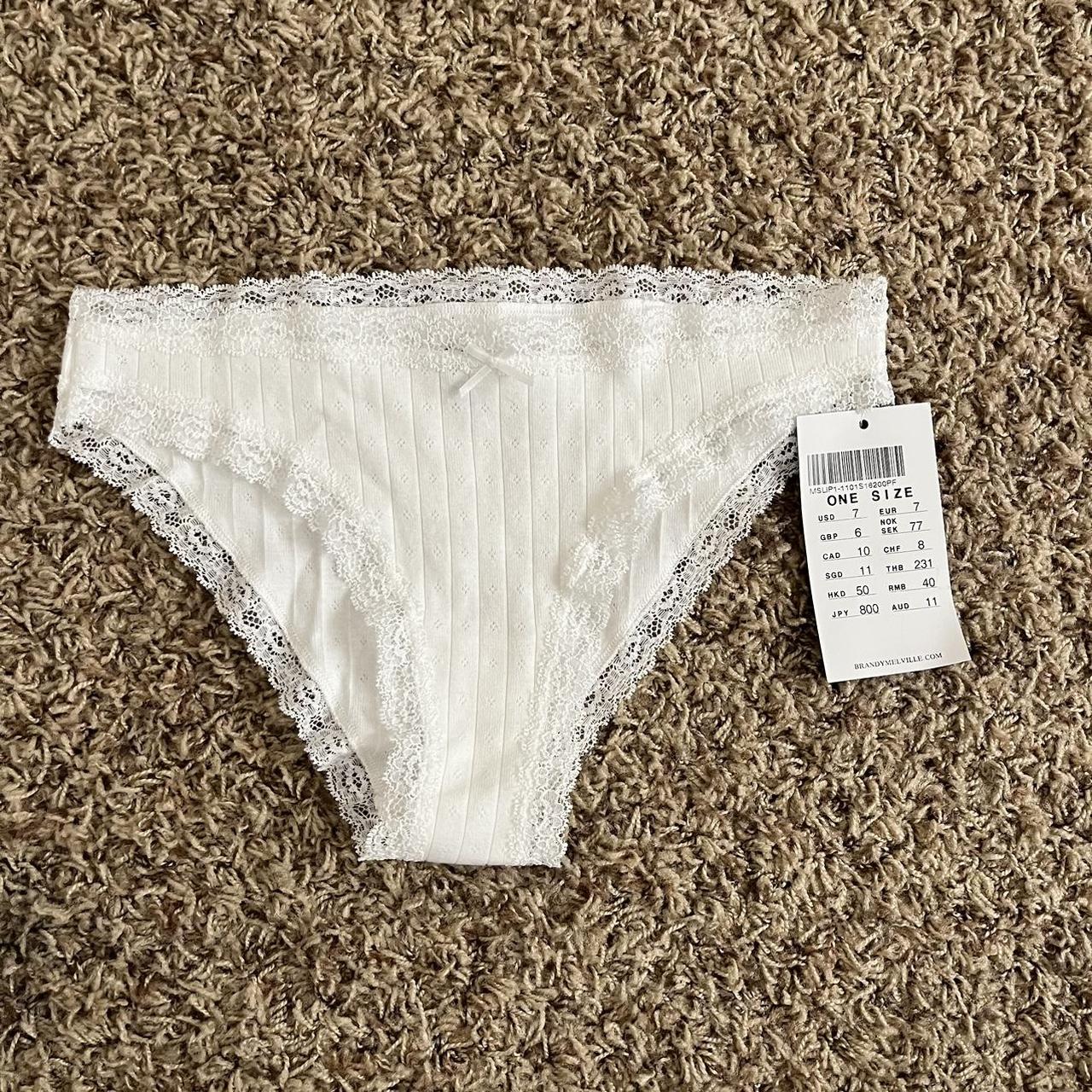 Brandy Melville Underwear Set of 4 price is firm ♡... - Depop