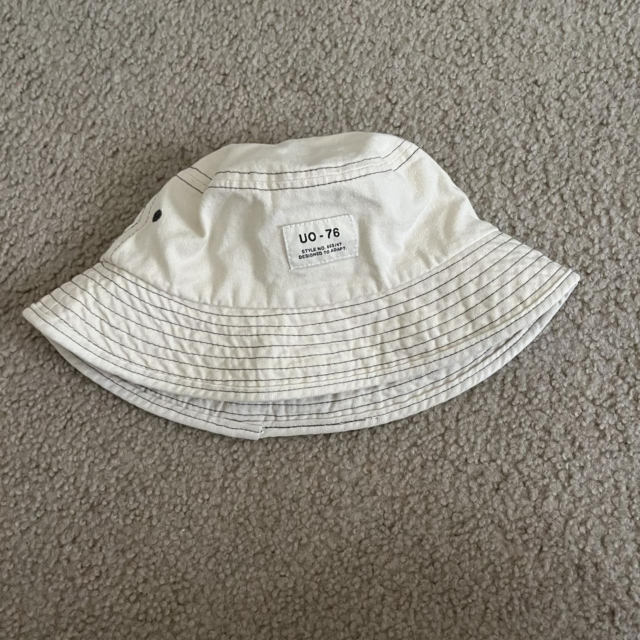 Urban Outfitters Cream Bucket Hat ♡ great used... - Depop