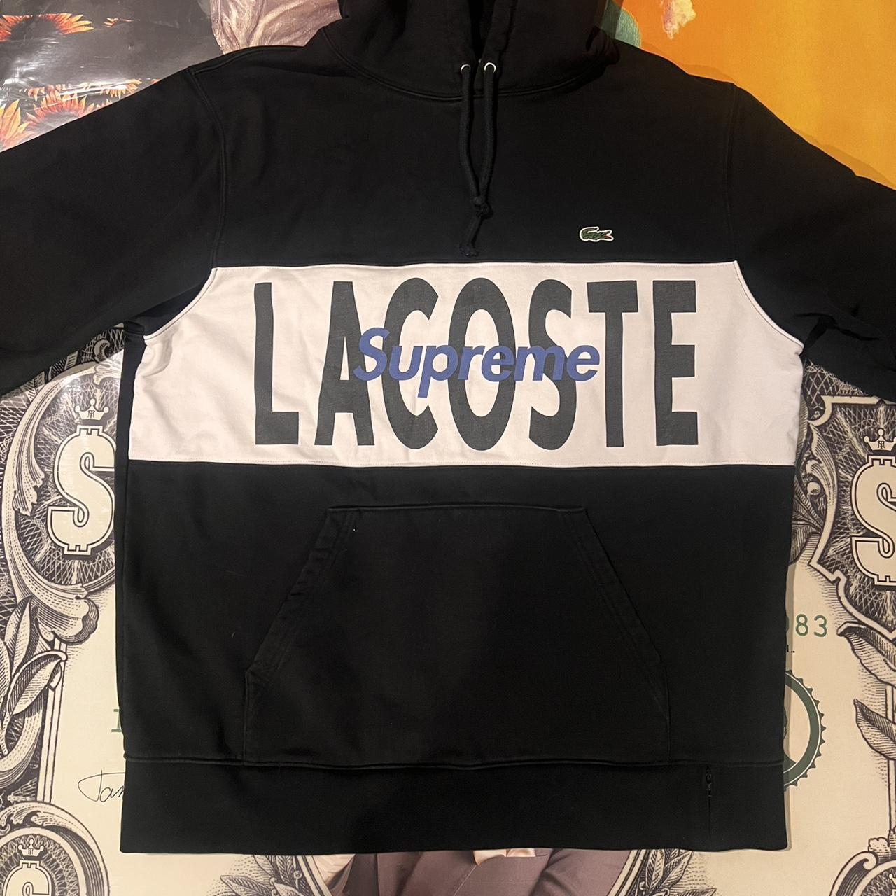 Supreme/LACOSTE Logo Panel Hooded