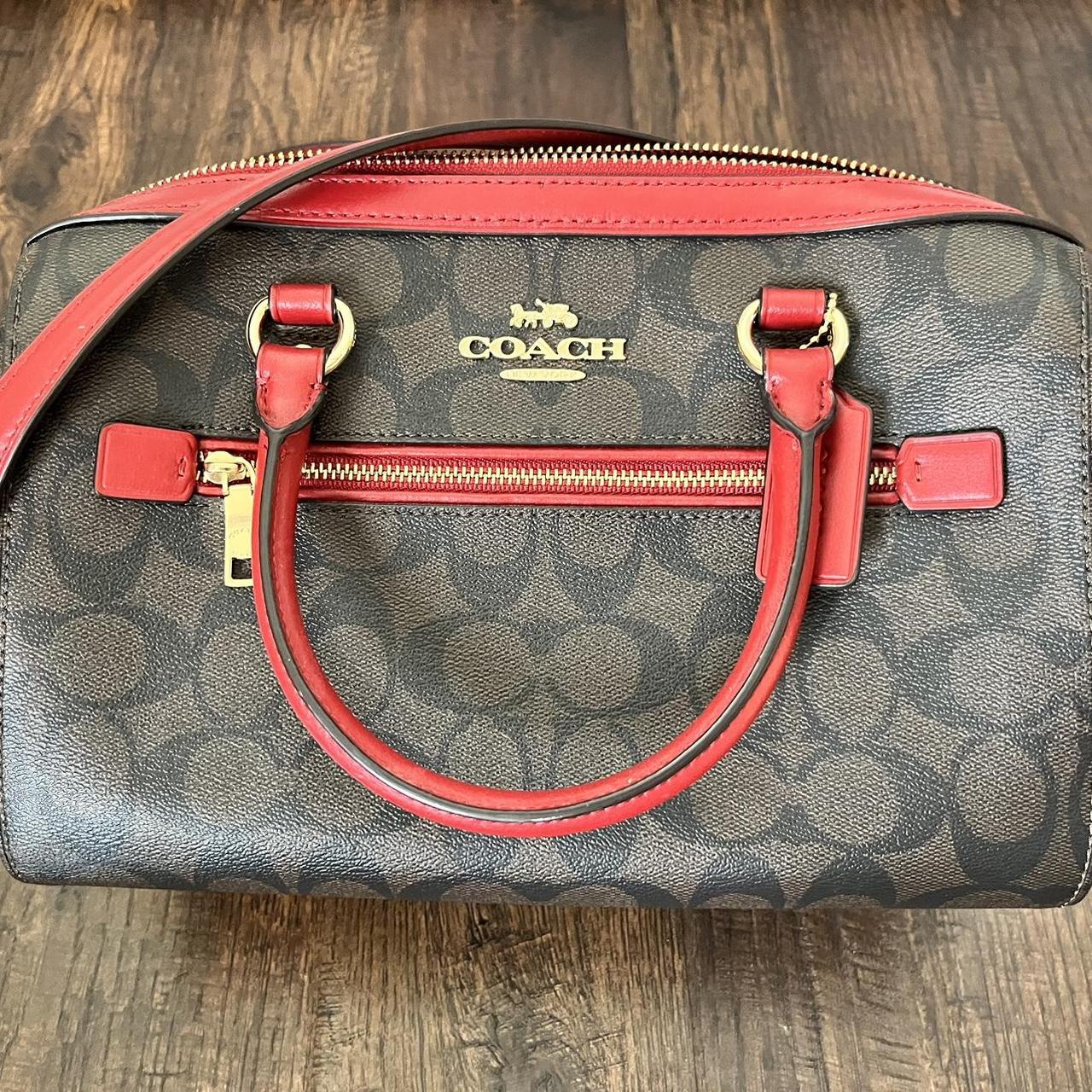 Coach Rowan Satchel top - Red