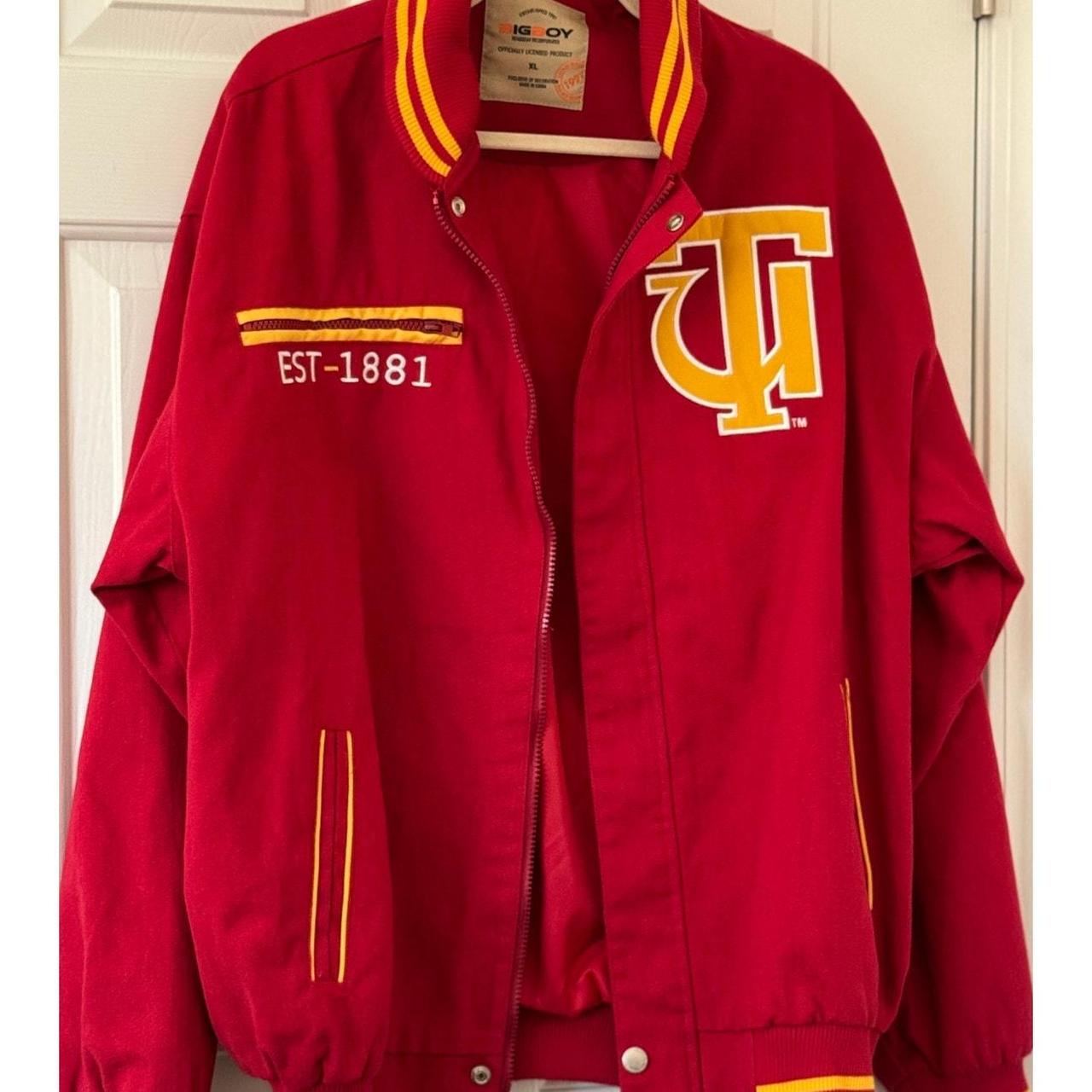 Source Unknown Men's Varsity Jacket - Red/Gold - … - image 7