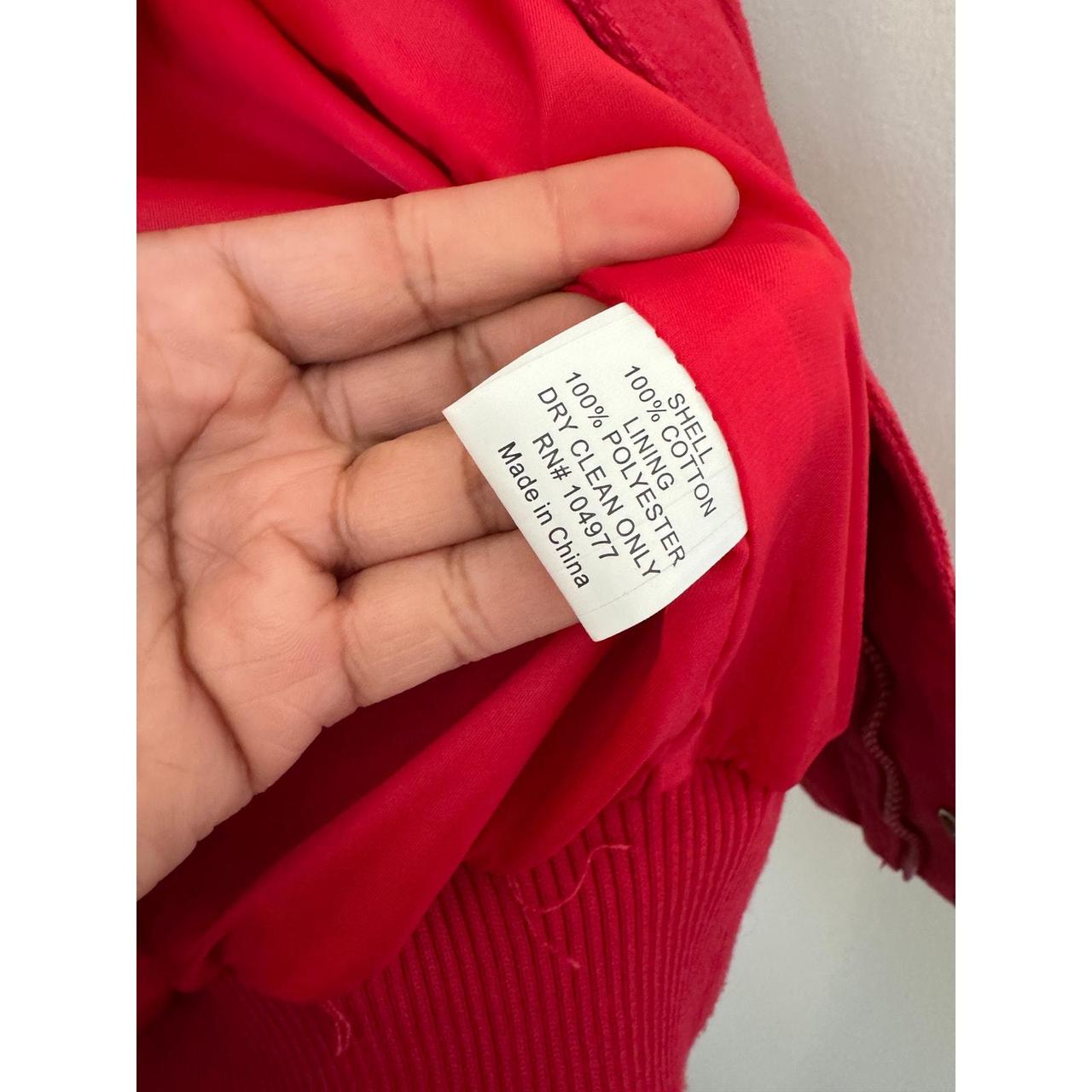 Source Unknown Men's Varsity Jacket - Red/Gold - … - image 6