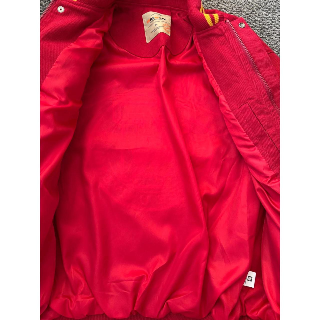 Source Unknown Men's Varsity Jacket - Red/Gold - … - image 3