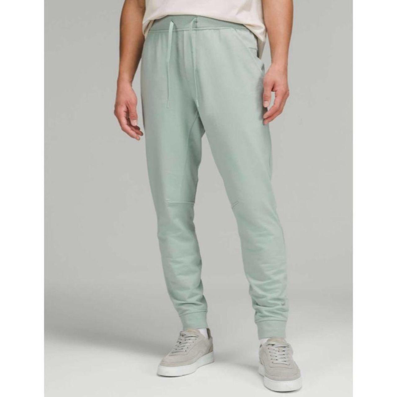 Lululemon Men's City Sweat Jogger in Sliver Blue Depop