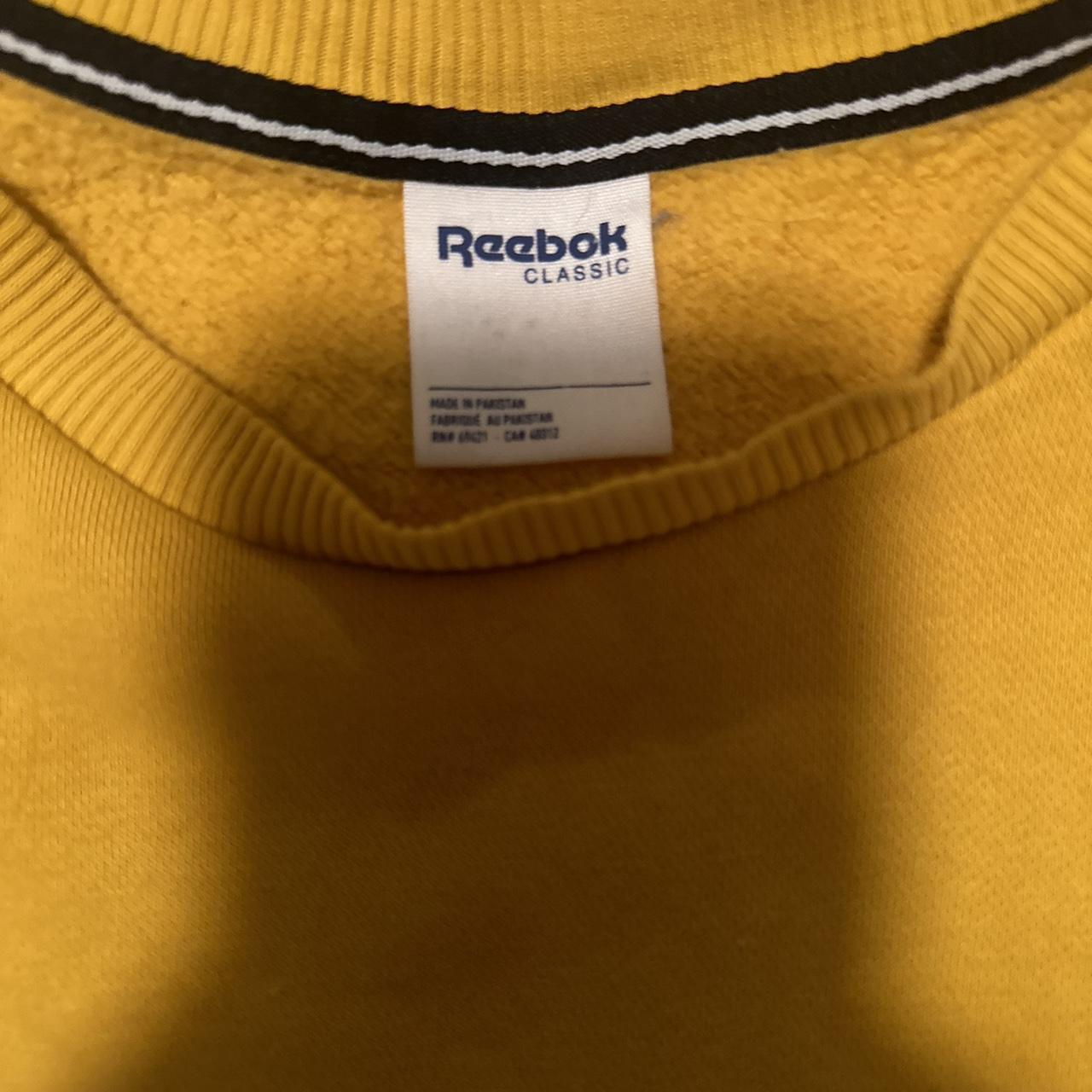 Reebok classic deals sweatshirt womens yellow