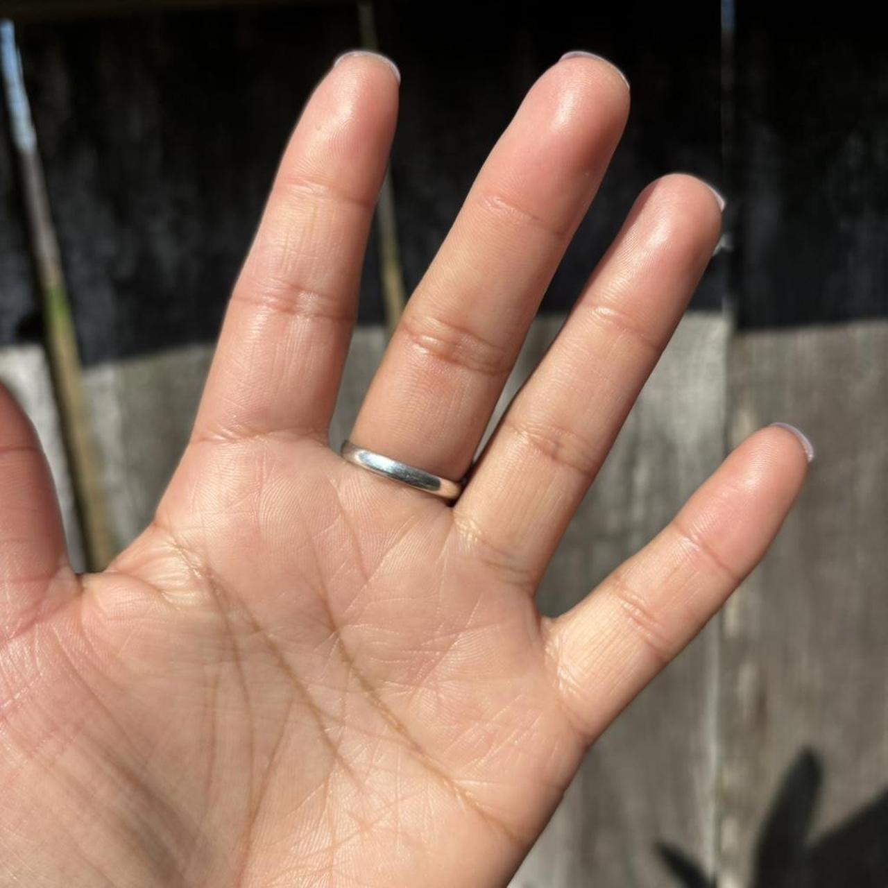 Women's Ring - Silver/Multi – Red orange carnelia… - image 3