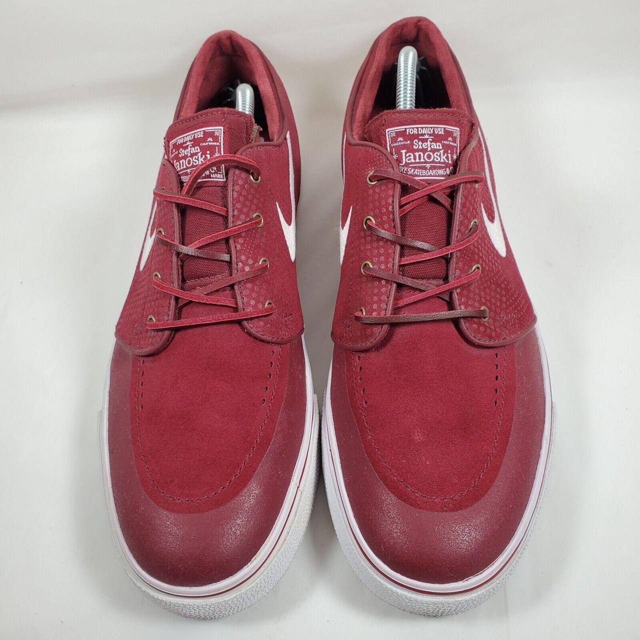 Nike SB Stefan Janoski Red Suede Team Sneakers