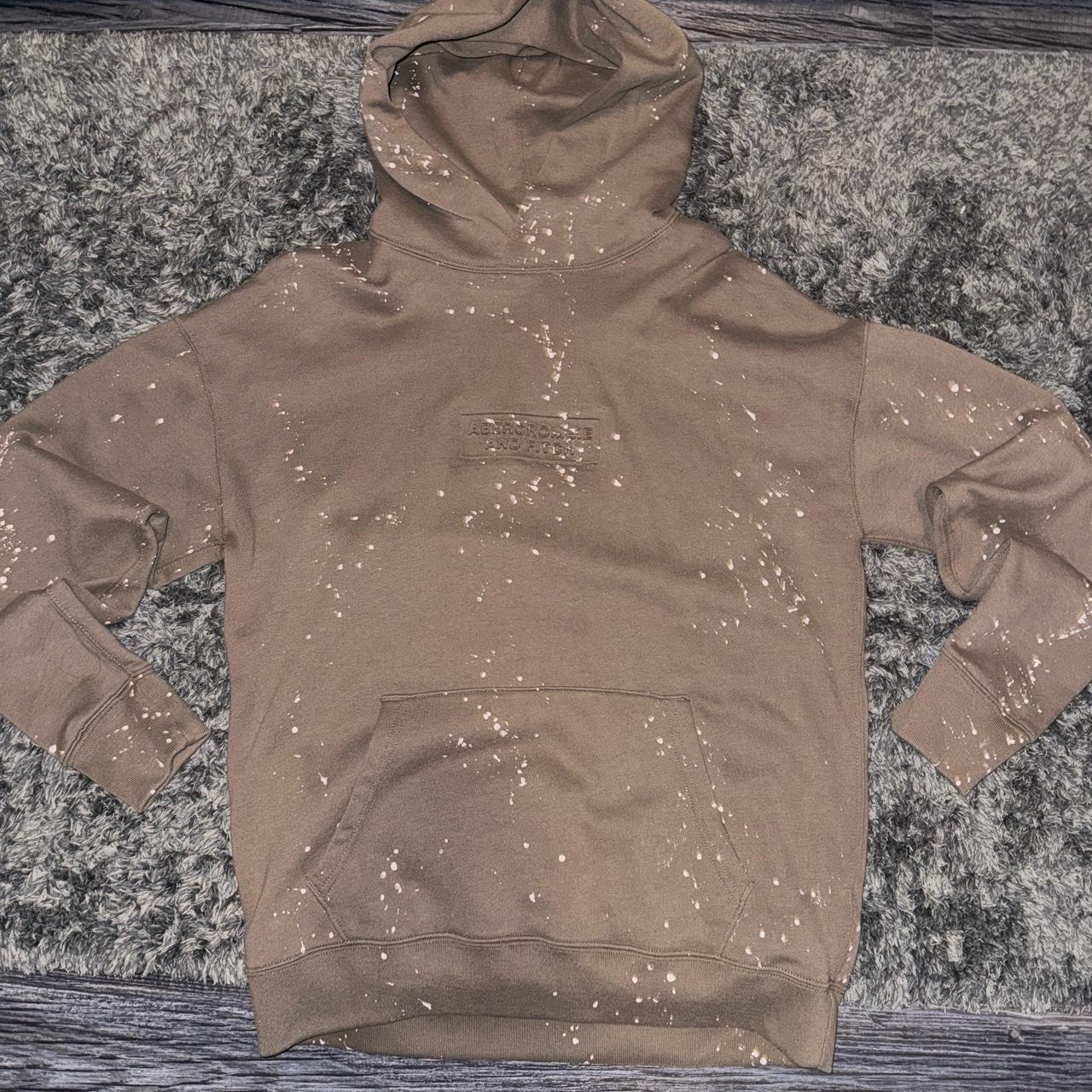 Abercrombie paint 2025 splatter hoodie