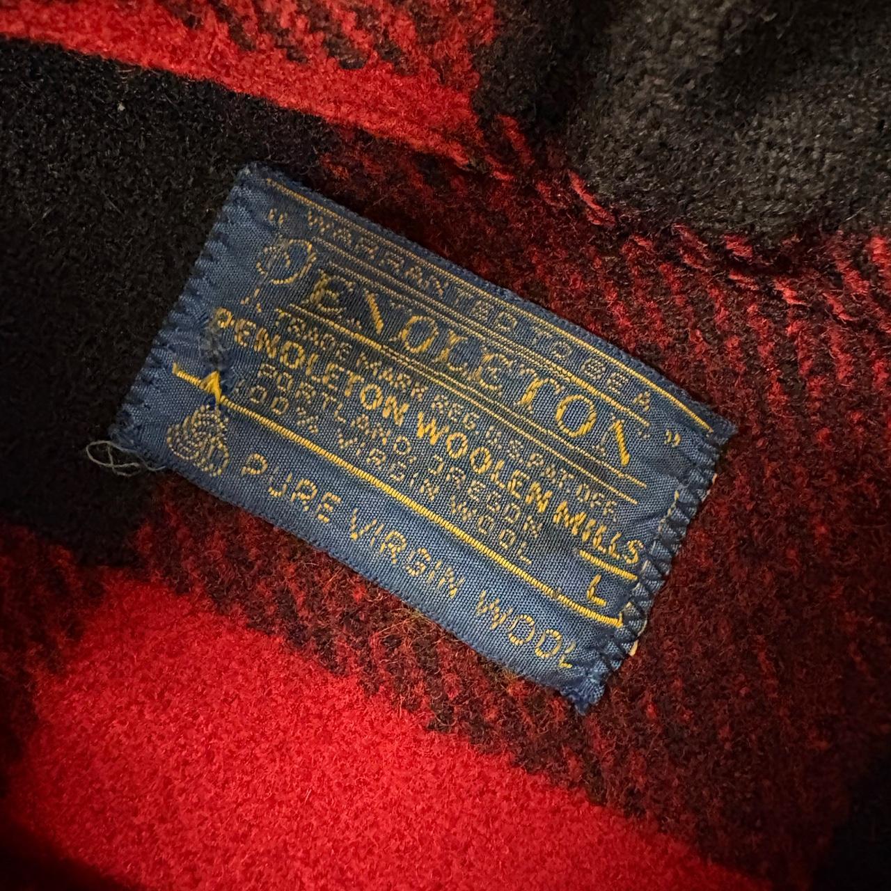 Pendleton Men's Jacket - Red - L – 60s Pendleton … - image 5