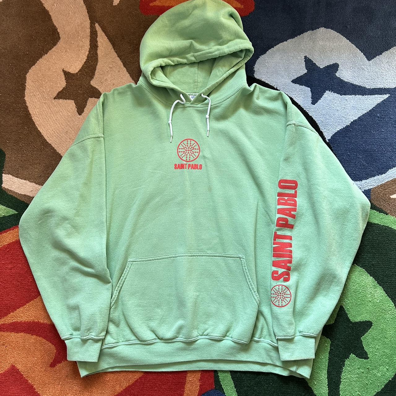 Like of Pablo tour hoodie Small stain. Depop