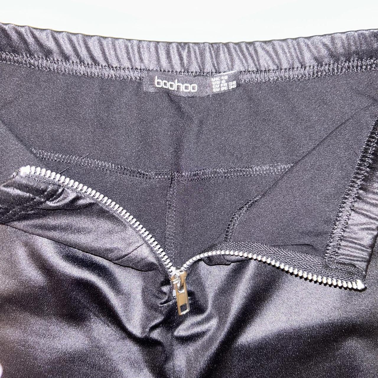 Boohoo leather leggings. Size 6 #leatherleggings - Depop