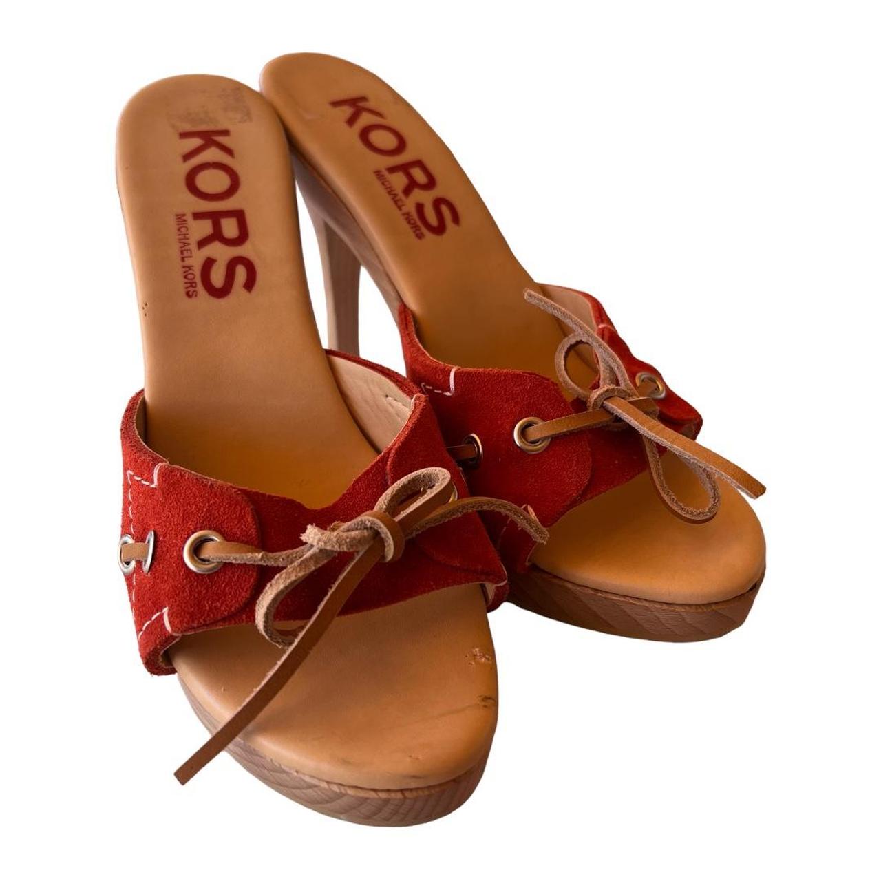 michael kors red heels